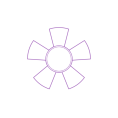 Fixtures Ceiling Fans Vox 5 Blade Smart Ceiling Fan Icon Svg Vector, Free Vectors File